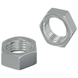 vidaXL Hex Nuts 2 pcs Silver M6 Steel