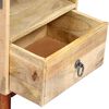 vidaXL Bedside Cabinet 40x30x52 cm Solid Rough Mango Wood