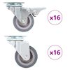 vidaXL 32 pcs Swivel Casters 50 mm