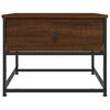 vidaXL Coffee Table Brown Oak 51x51x40 cm Engineered Wood