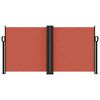 vidaXL Retractable Side Awning Terracotta 120x600 cm
