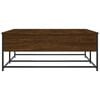 vidaXL Coffee Table Brown Oak 100x99x40 cm Engineered Wood
