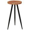 vidaXL Log Bar Table Ø53x105 cm Solid Wood Acacia