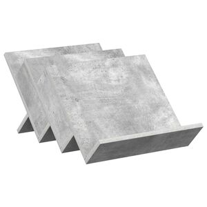 vidaXL Magazine Rack Concerte Grey 53 x 40 x 28.5 cm Engineered Wood