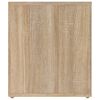 vidaXL TV Cabinet Sonoma Oak 100x35x40 cm Engineered Wood
