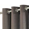 vidaXL Curtains with Metal Rings 2 pcs Cotton 140x245 cm Anthracite