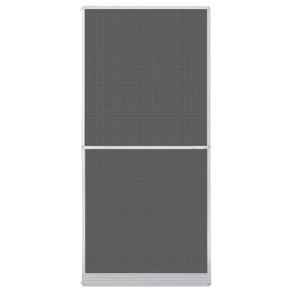 White Hinged Insect Screen for Doors 100 x 215 cm