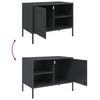 vidaXL TV Cabinets 2 pcs Anthracite 68x39x50.5 cm Steel