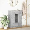 vidaXL Sideboard with Drawers and Doors Concrete Grey 73x31x90 cm