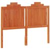 vidaXL Headboard Wax Brown 135 cm Solid Wood Pine