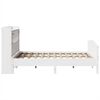 vidaXL Bookcase Bed without Mattress White 140x200cm Solid Wood Pine