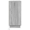 vidaXL LED Sideboard Grey Sonoma 71 x 34.5 x 75 cm Engineered Wood
