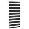 vidaXL Zebra blind 60.9x120 cm Fabric Width 56.7 cm black