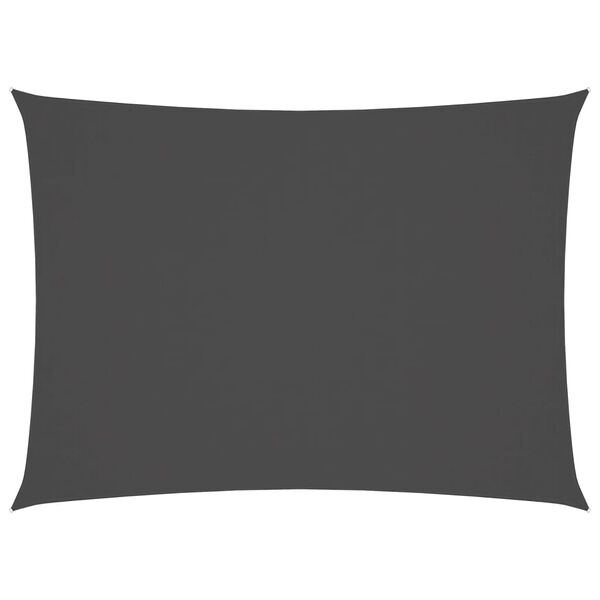 vidaXL Sunshade Sail Oxford Fabric Rectangular 2x3.5 m Anthracite