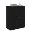 vidaXL Wall Mounted Cabinet Black Oak 69.5 x 34 x 90 cm