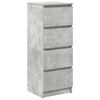 vidaXL Sideboard Concrete Grey 37.5x35x99 cm Engineered Wood