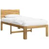 vidaXL Single Bed Frame with Headboard ROSTOCK White 90 x 190 cm