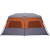 vidaXL Family Tent 10-Person Grey and Orange Quick Release Waterproof