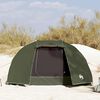 vidaXL Fishing Tent 5-Person Olive Green Waterproof