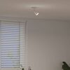 vidaXL Ceiling Spotlight White 8 x 8 x 14.5 cm Steel