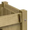 vidaXL Garden Planter 60x31x31 cm Impregnated Wood Pine
