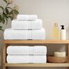 vidaXL Premium Wash Towels "SOLUND" 4 pcs White 30x30 cm 600 gsm