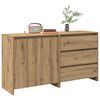 vidaXL 2 Piece Sideboard Artisan Oak Engineered Wood