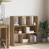 vidaXL Book Cabinet Artisan Oak 97.5x29.5x100 cm Engineered Wood