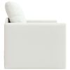 vidaXL Folding Sofa Bed White 74 x 77 x 81 cm PVC