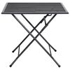 vidaXL Folding Mesh Table 80x80x72 cm Steel Anthracite