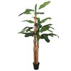 vidaXL Artificial Banana Tree 22 Leaves 200 cm Green