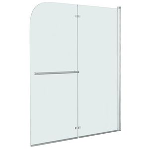 vidaXL Shower enclosures Silver 120 x 140 cm