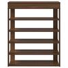 vidaXL Shoe Rack Brown Oak 80x30x98 cm Engineered Wood
