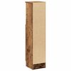vidaXL Bathroom Cabinet with Roll Holder Old Wood 20.5x22x90 cm