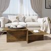 vidaXL Coffee Table Smoked Oak 111.5x50x33 cm Engineered Wood