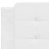 vidaXL Bed Frame without Mattress "Zadar" White 100x200 cm Faux Leather