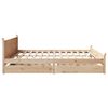 vidaXL Bed Frame without Mattress 200x200 cm Solid Wood Pine