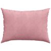vidaXL Sofa Pillows 2 pcs Pink 70 x 50 cm Corduroy Fabric