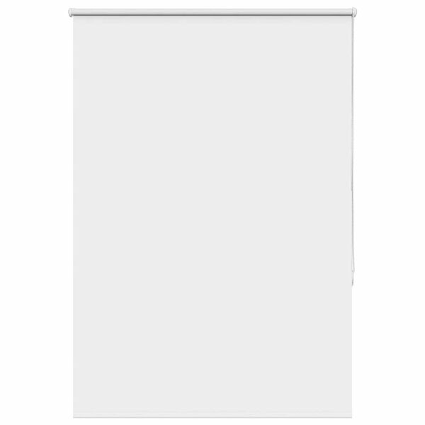 vidaXL Roller Blind Blackout White 100x175 cm Fabric Width 95.7 cm Polyester