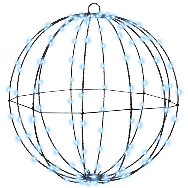 vidaXL Ball with 120 LEDs Cold white 40 cm Metal