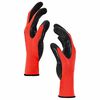 vidaXL Work Gloves 24 pcs Red and Black 10 / XL Latex Coating