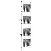 vidaXL Boot Rack | Silver and black | Aluminium, Plastic
