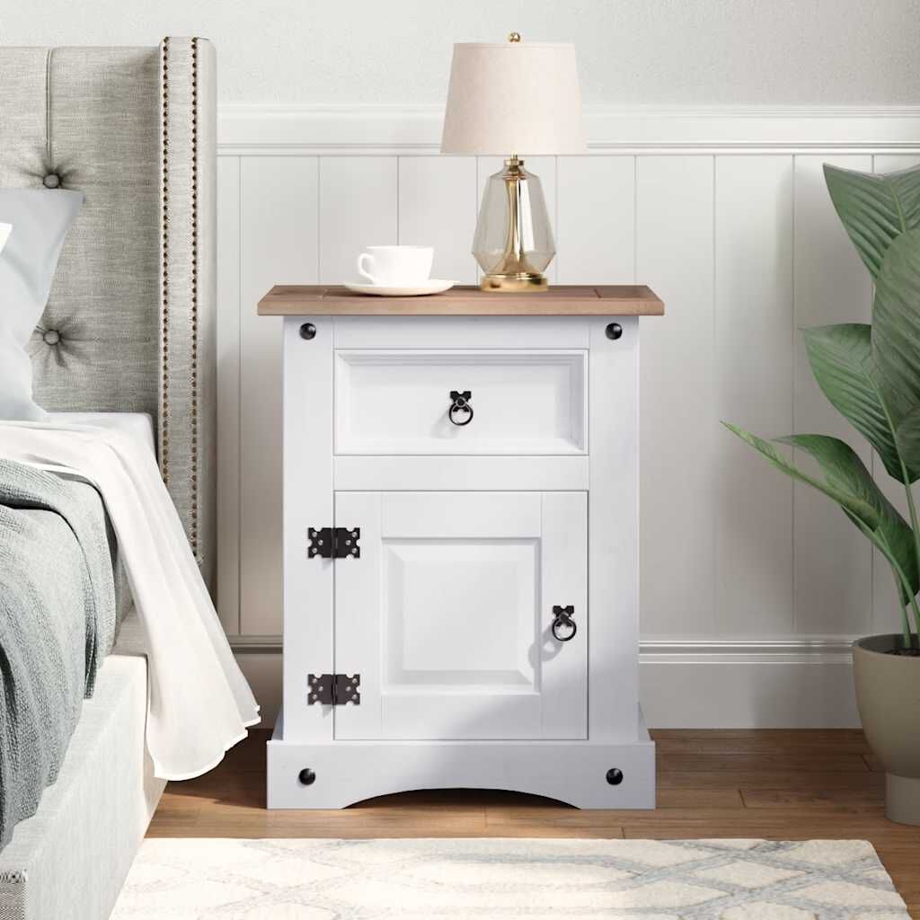 Mexican pine on sale bedside lockers