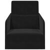 vidaXL Folding Sofa Bed Black 65 x 80 x 83 cm Velvet