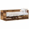 vidaXL Daybed with Headboard Old Wood 75 x 190 cm Engineered Wood