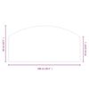 vidaXL Fireplace Glass Plate 100x50 cm