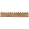 vidaXL Bed Frame with Drawer Artisan Oak 100 x 200 cm Engineered Wood