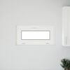 vidaXL Basement Window RISOR 80x40 cm Tilt 2 Glazing White