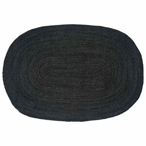 vidaXL Rug Natural and Black 300 x 300 cm Jute