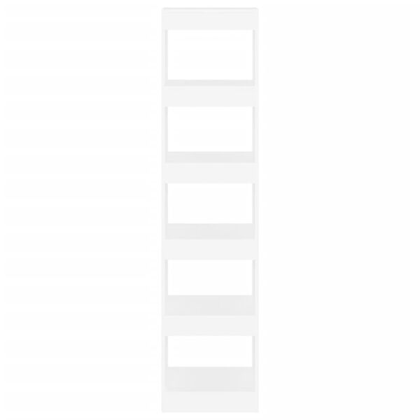 vidaXL Book Cabinet/Room Divider White 40x30x166 cm